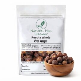 Natural Hill Organic Reetha Whole - Gentle & Effective Hair