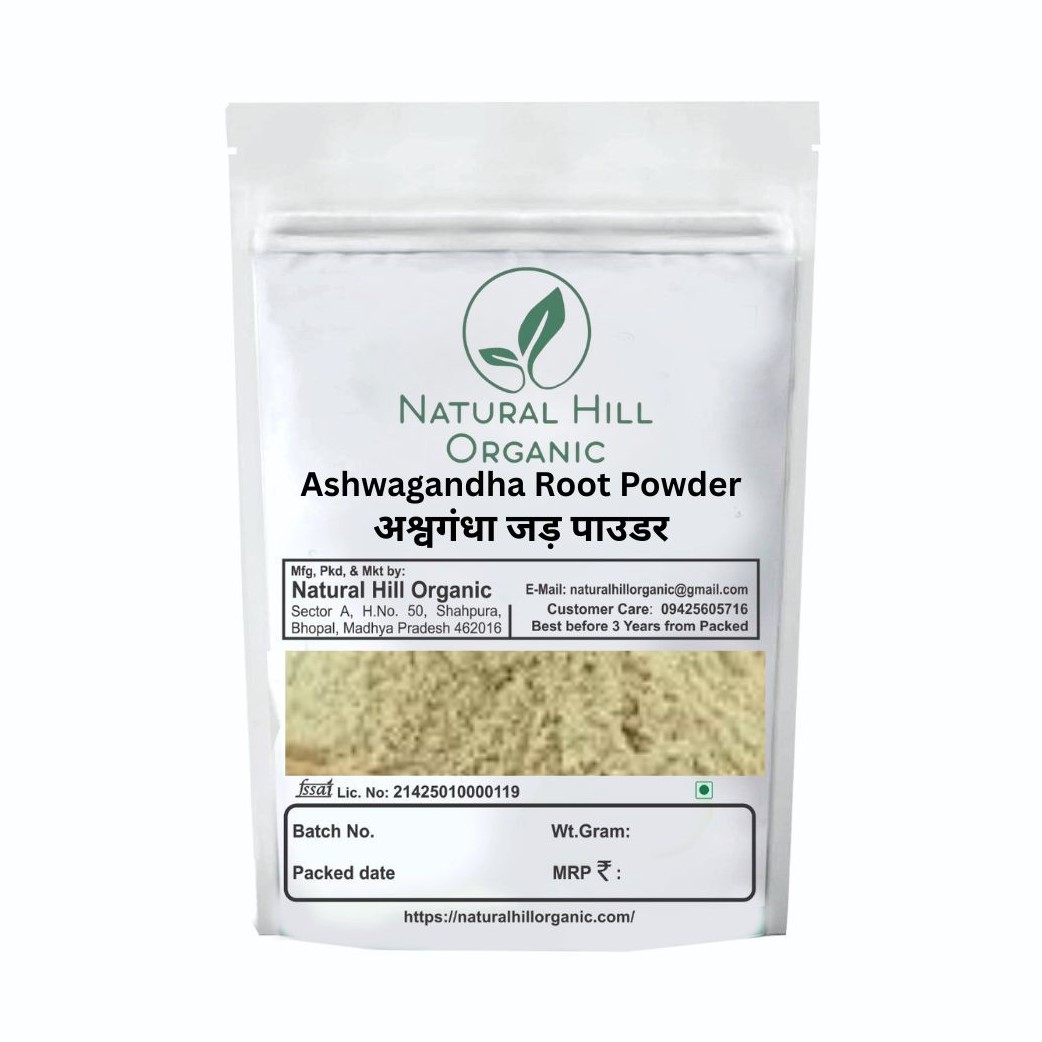 Natural Hill Organic Ashwagandha Root Powder Daily Wellness
