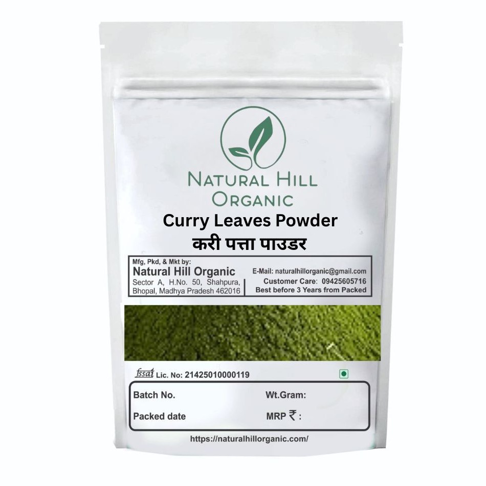 Natural Hill Organic Curry Leaves Powder Adds Aroma & Flavor