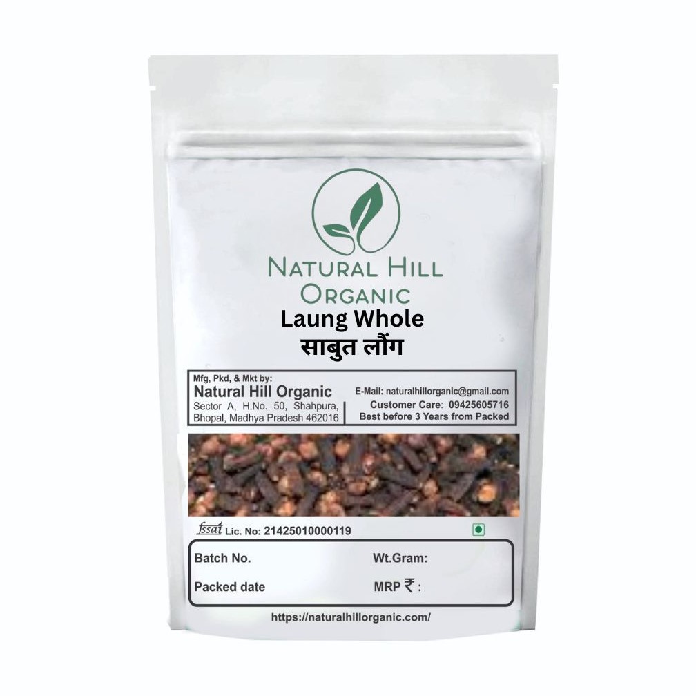 Laung Whole -Natural Hill Organic Adds Natural Aroma Cooking