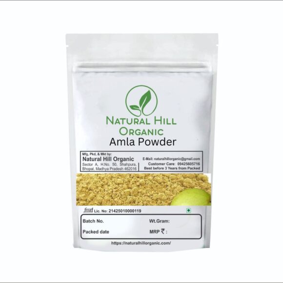 Amla Fruit Powder Seedless-Natural Vitamin C Superfood for Hair & Skin-Natural Hill Organic - Image 2