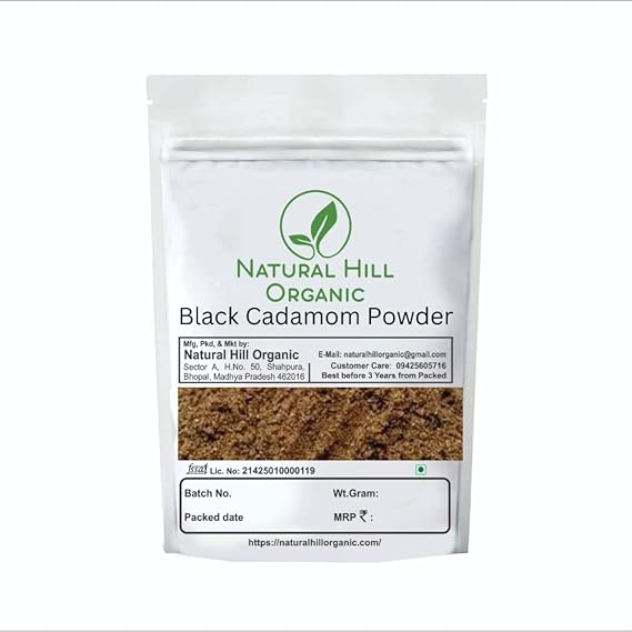 Natural Hill Organic Black Cardamom Powder