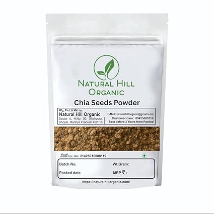 Natural Hill Organic Chia Seeds Powder