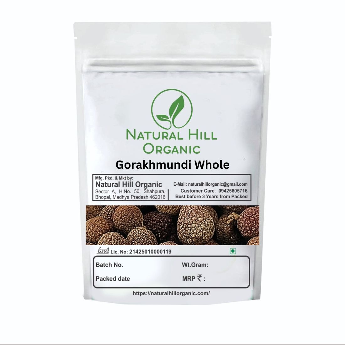 Natural Hill Organic Gorakhmundi Whole |