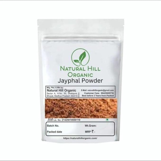 Natural Hill Organic Jayfal Powder (Nutmeg Powder)