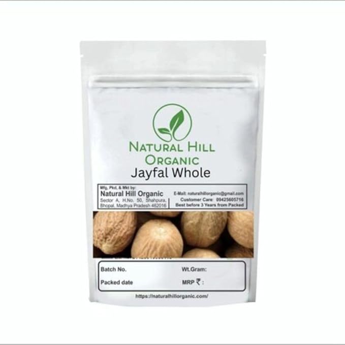 Natural Hill Organic Jayfal Whole (Nutmeg Whole)