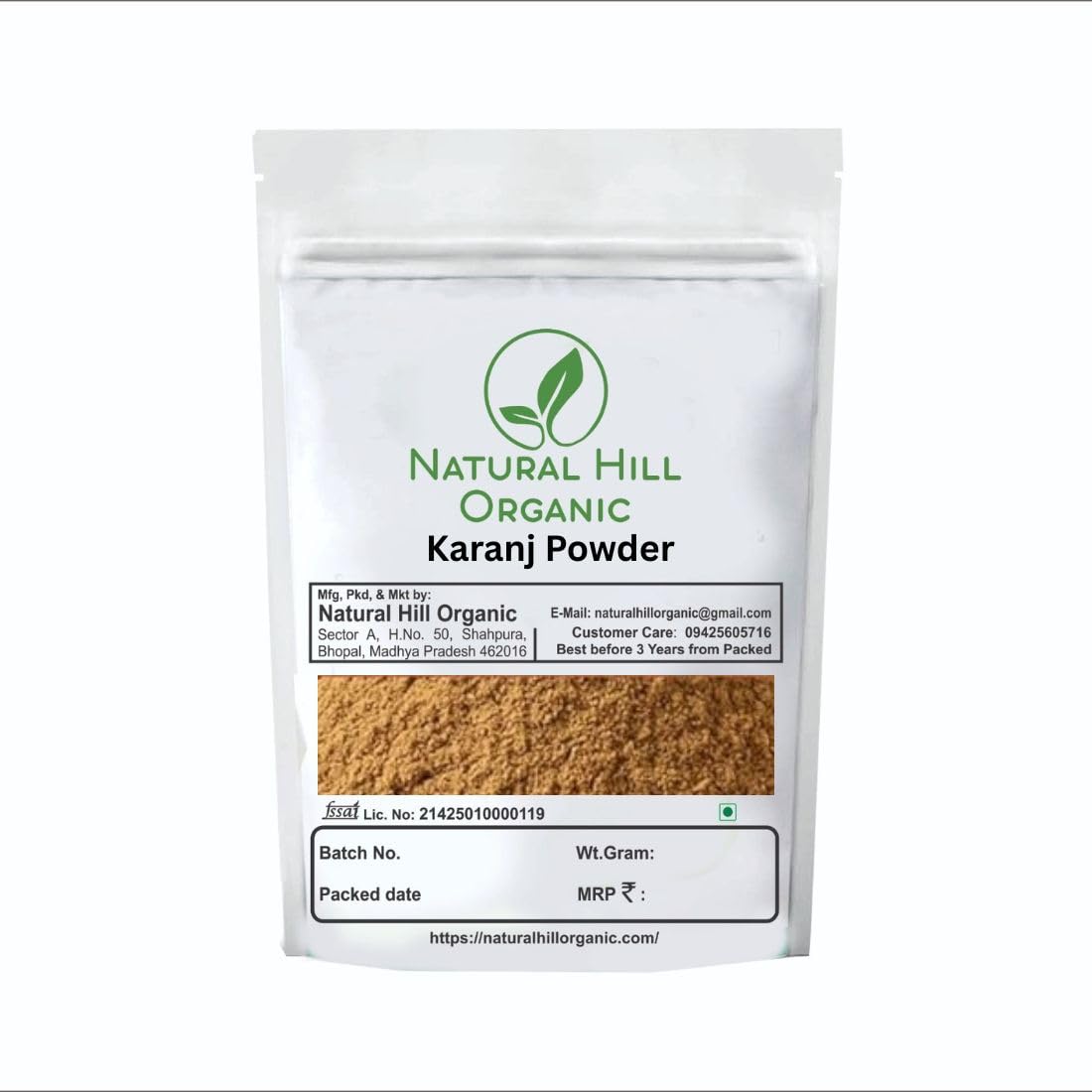 Natural Hill Organic Karanj Seeds Powder