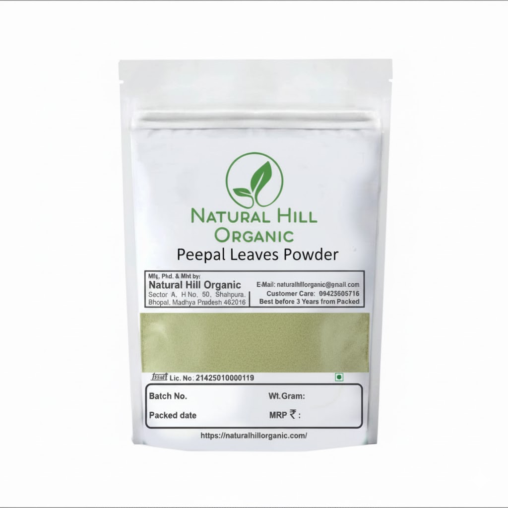 Natural Hill Organic Peepal Leaves Powder Herbal Wellness