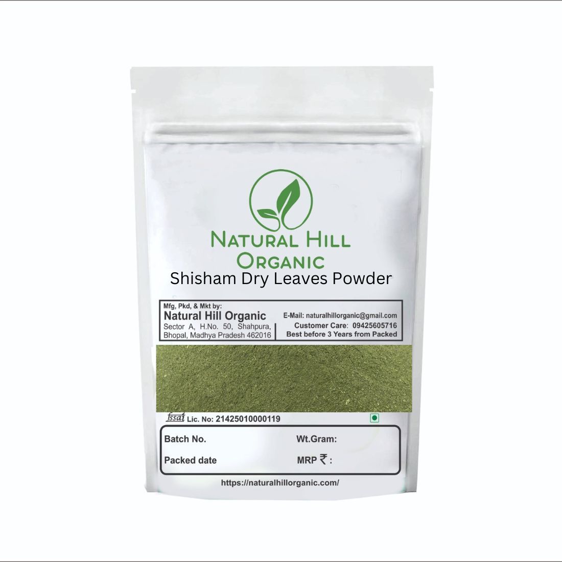 Natural Hill Organic Shisham Leaves Powder Herbal Use