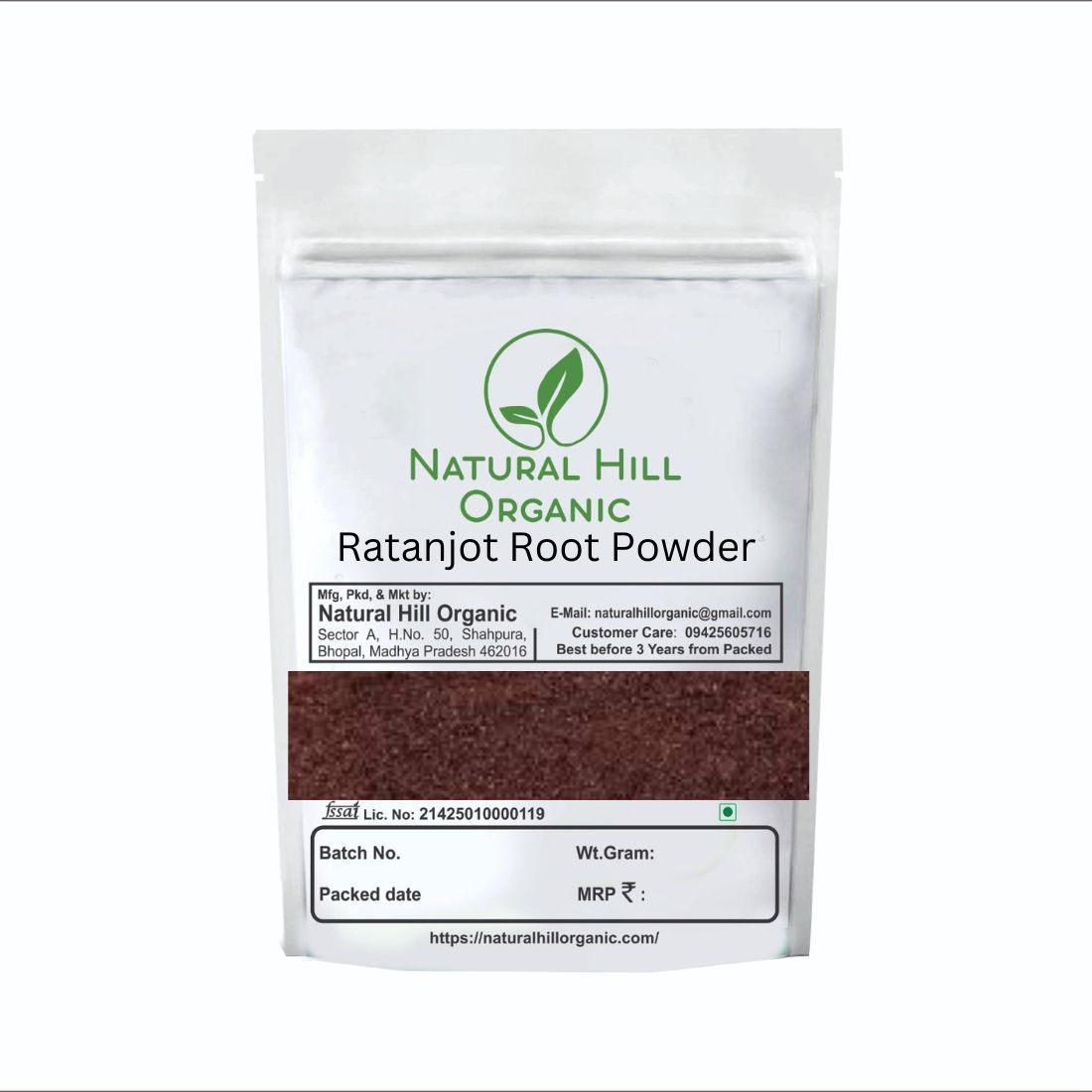 Natural Hill Organic Ratanjot Root Powder For Natural Colour