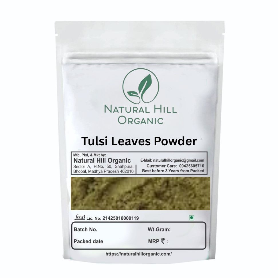 Natural Hill Organic Tulsi Leaves Powder Herbal Wellness