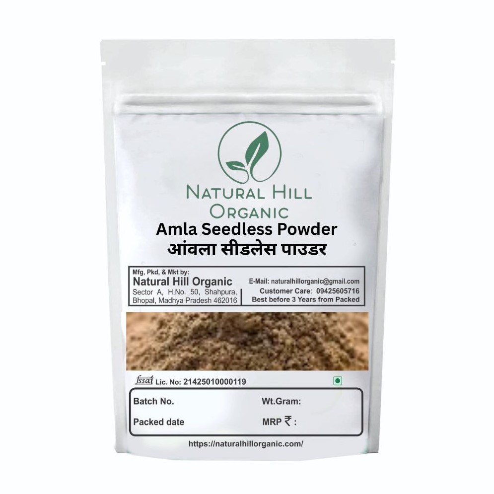 Amla Seedless Powder - Natural Hill Organic -Health Wellness
