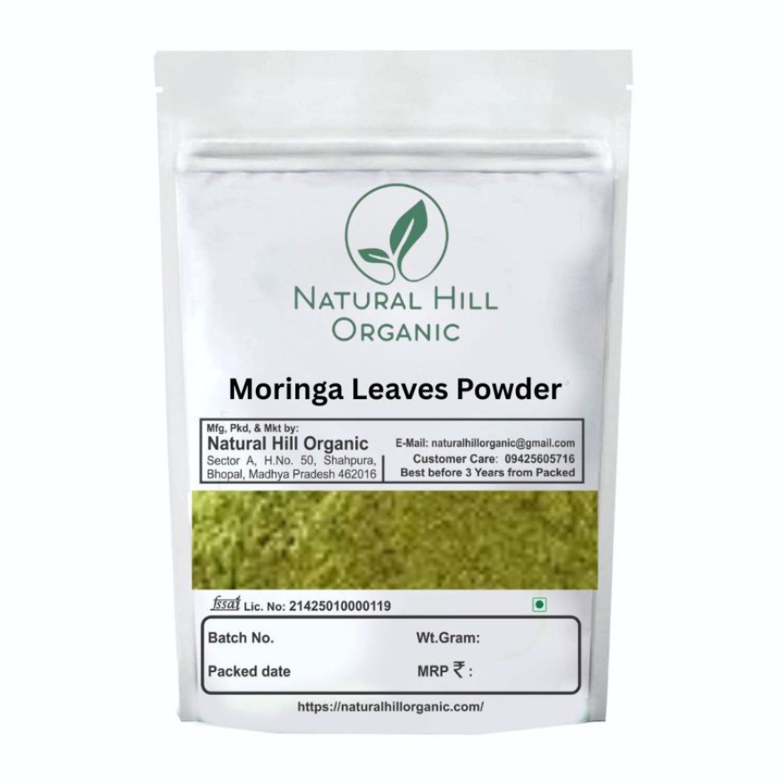 Natural Hill Organic Moringa Leaves Powder Support Nutrition