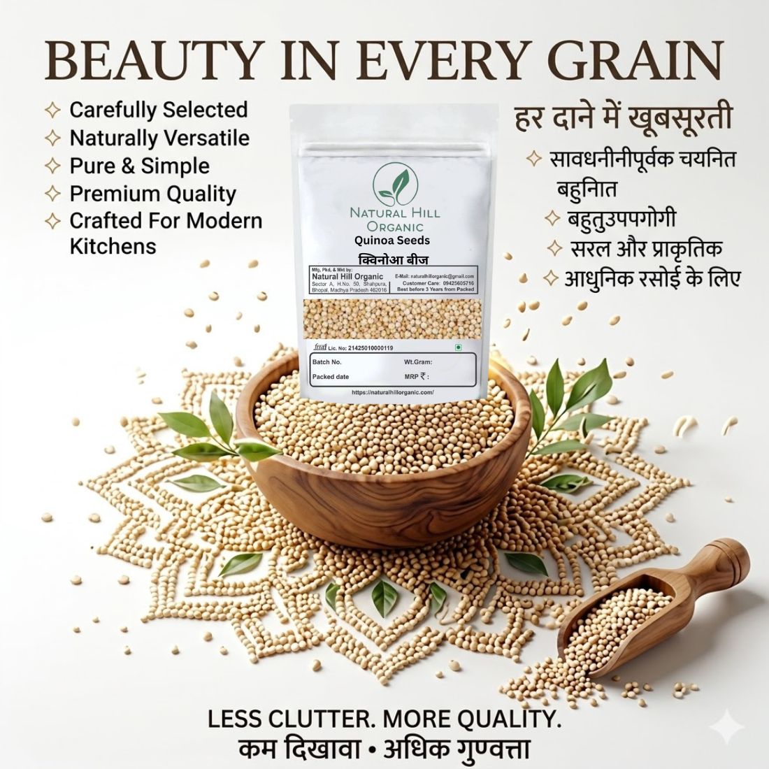 Natural Hill Organic Quinoa Seeds-Nutritious Choice for Meal - Image 13