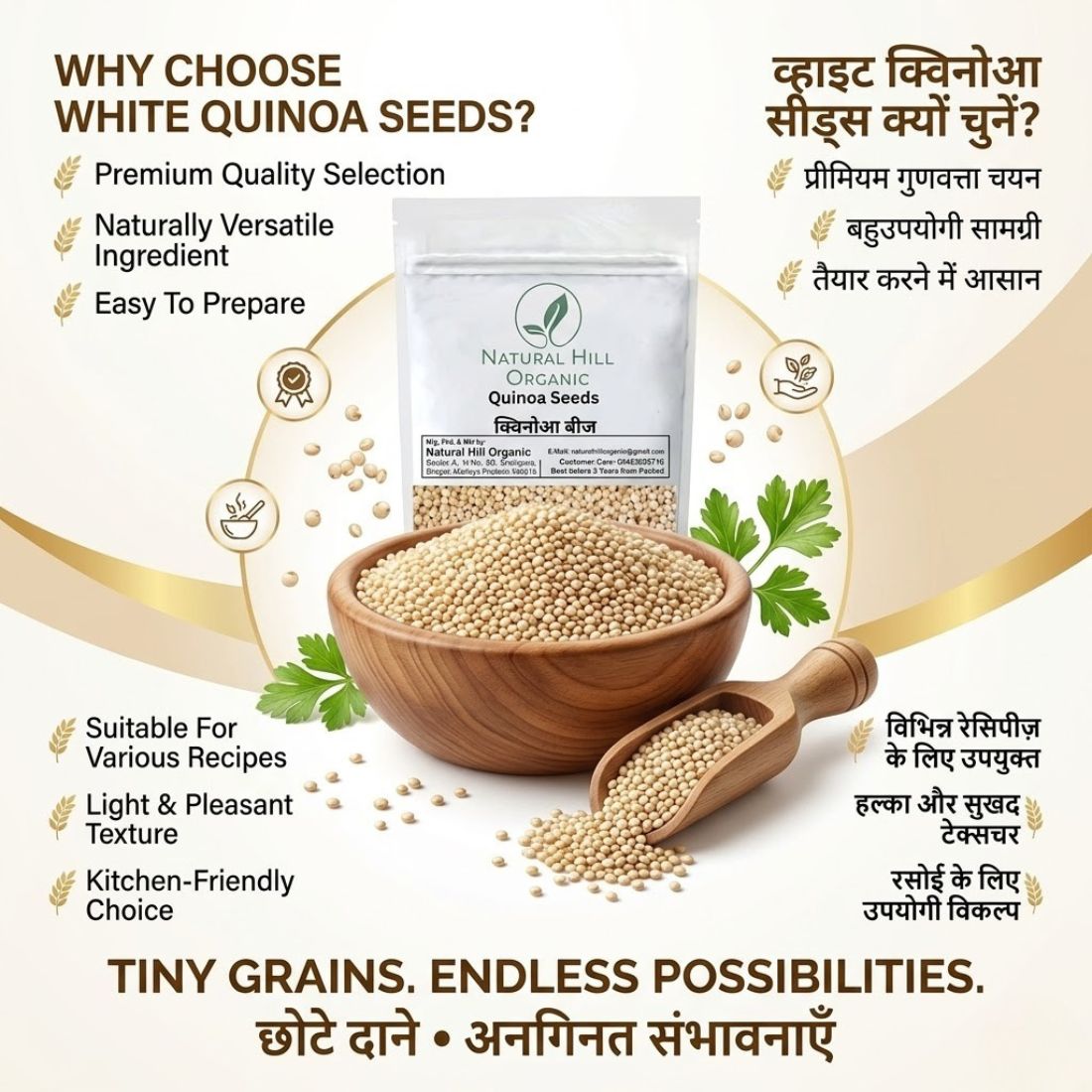 Natural Hill Organic Quinoa Seeds-Nutritious Choice for Meal - Image 8