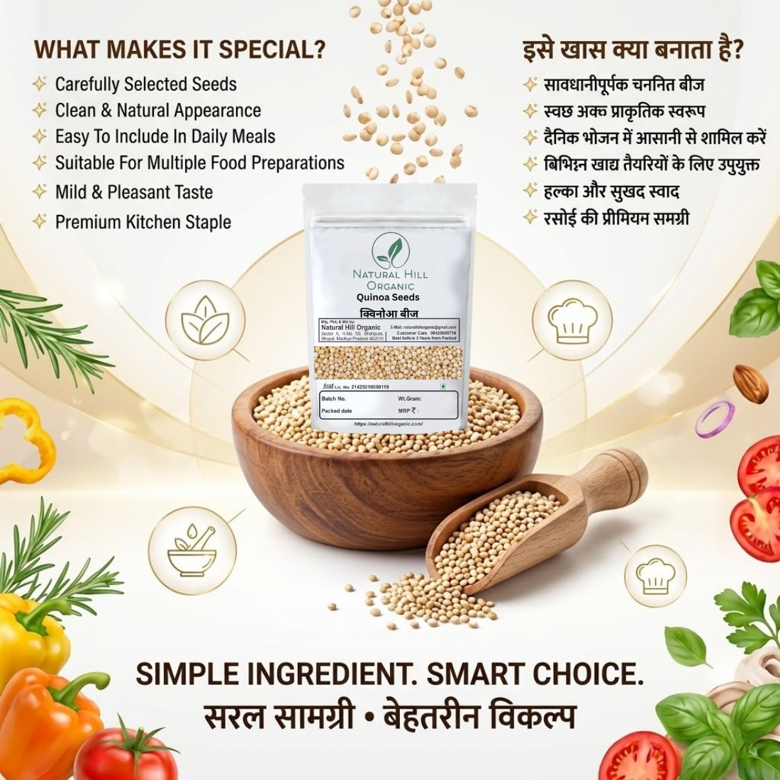 Natural Hill Organic Quinoa Seeds-Nutritious Choice for Meal - Image 9