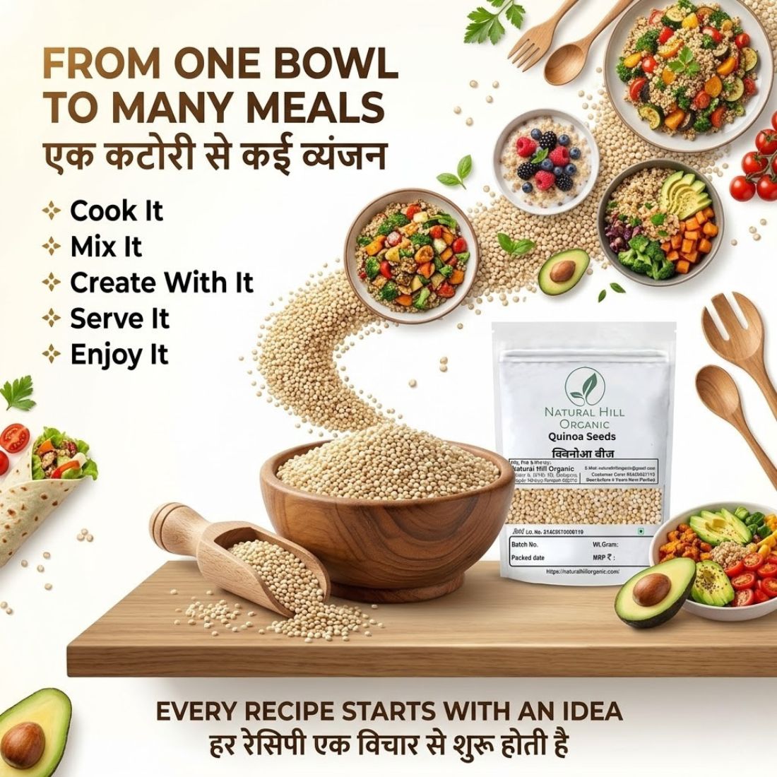 Natural Hill Organic Quinoa Seeds-Nutritious Choice for Meal - Image 12