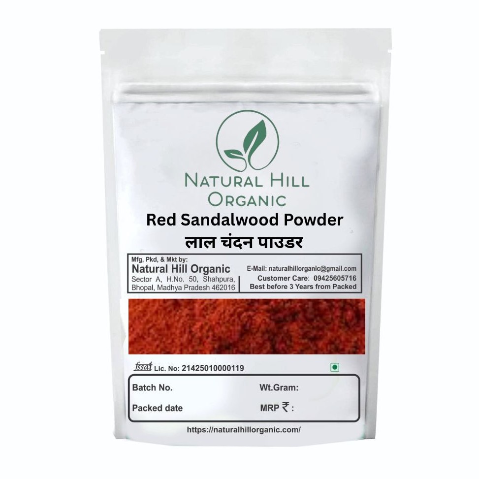 Natural Hill Organic Red Sandalwood Powder Natural Skin Care