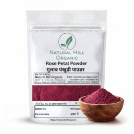 Natural Hill Organic Rose Petal Powder -For Refreshing Aroma
