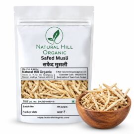 Natural Hill Organic Safed Musli - Boost Vitality & Energy