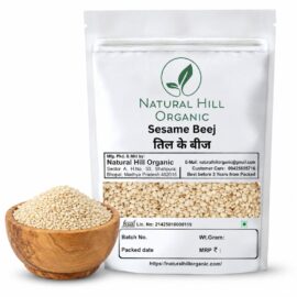 Natural Hill Organic White Sesame Beej -  Adds Nutrition & Flavor