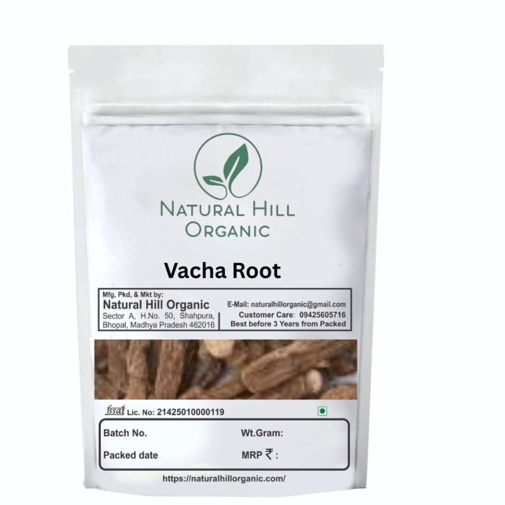 Natural Hill Organic Vacha Root Supports Mental Alertness