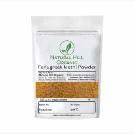 Natural Hill Organic Methi Dana Powder Ground Herbal Seeds