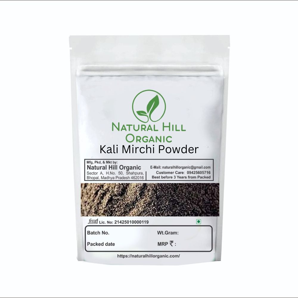 Natural Hill Organic Kali Mirch Powder – Adds Spicy Flavor