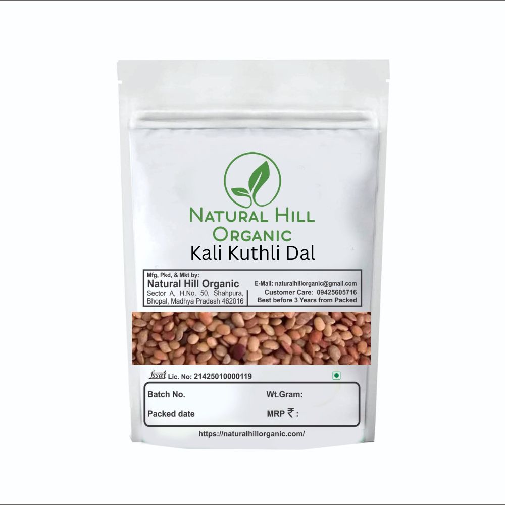 Natural Hill Organic Kali Kulthi Dal For Daily Kitchen Use