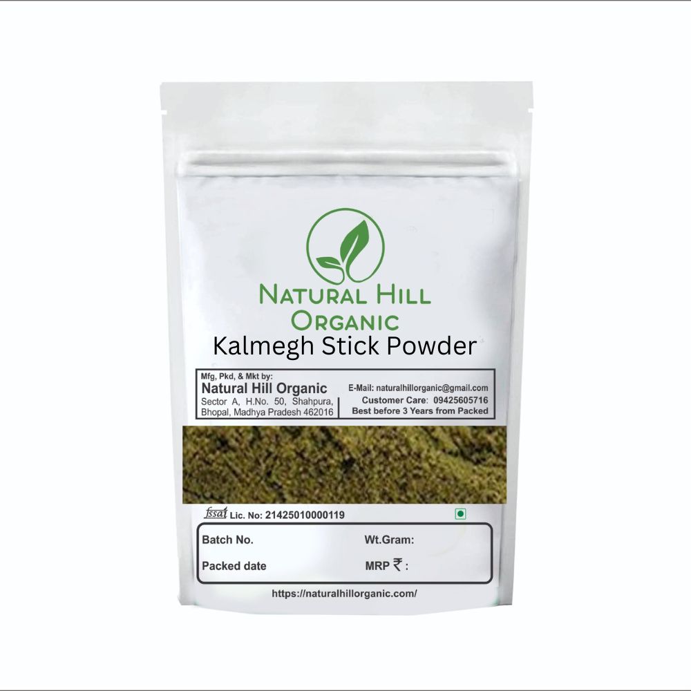 Natural Hill Organic Kalmegh Stick Powder for Daily Wellness