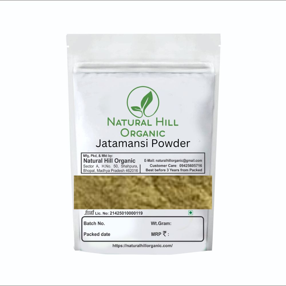 Natural Hill Organic Jatamansi Powder Calm & Wellnes Support
