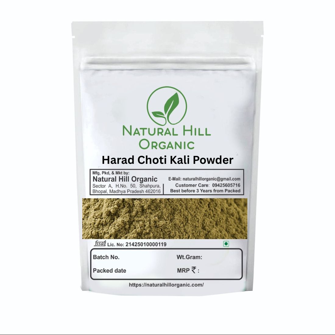 Natural Hill Organic Harad Choti Kali Powder Boost Immunity