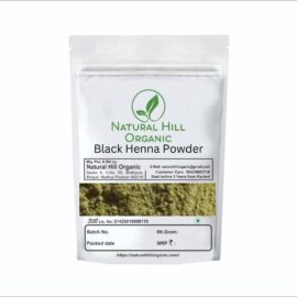 Natural Hill Organic Black Henna Powder Natural Looking Hair
