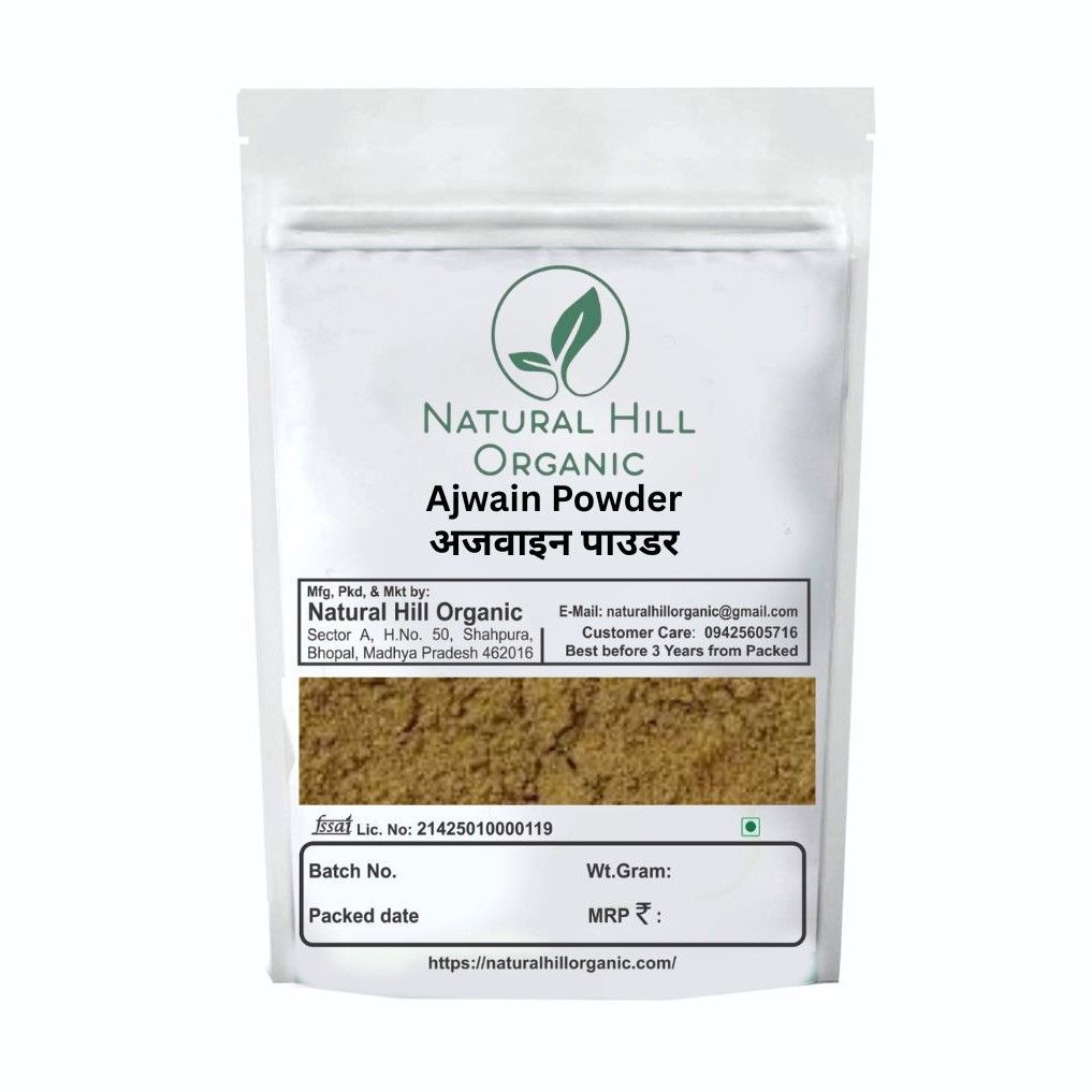 Natural Hill Organic Ajwain Powder - Spice for Digestive