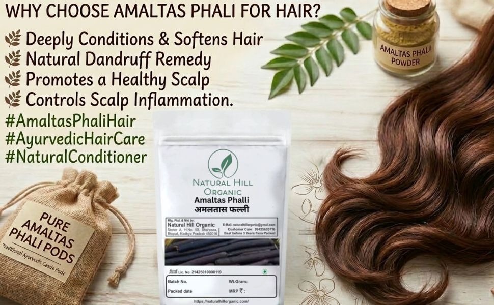 Natural Hill Organic Amaltas Phalli - Digestive Wellness - Image 9