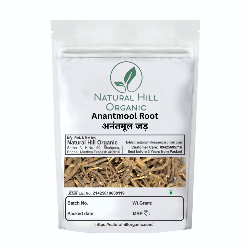 Natural Hill Organic Anantmool Root For for Wellness