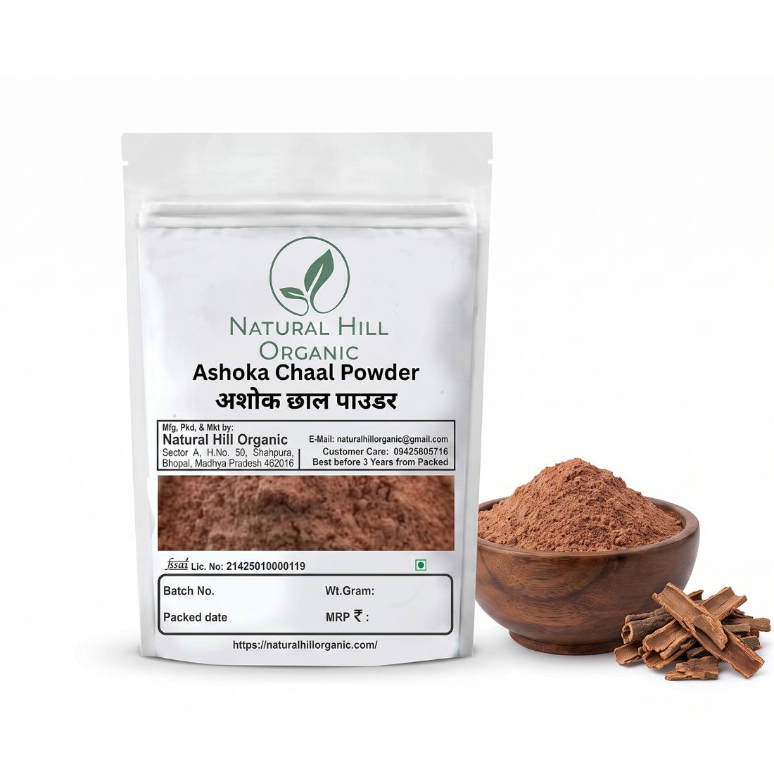 Natural Hill Organic Ashoka Chaal Powder - Women’s Wellness