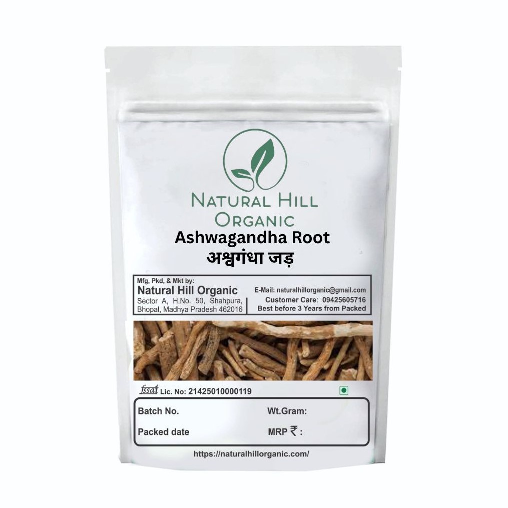 Natural Hill Organic Ashwagandha Root -  Herb for Wellness