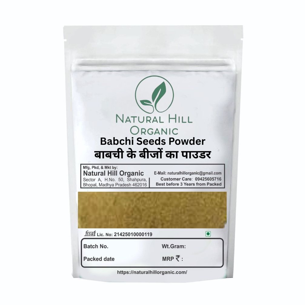Natural Hill Organic Babchi Seeds Powder - Herbal Ingredient