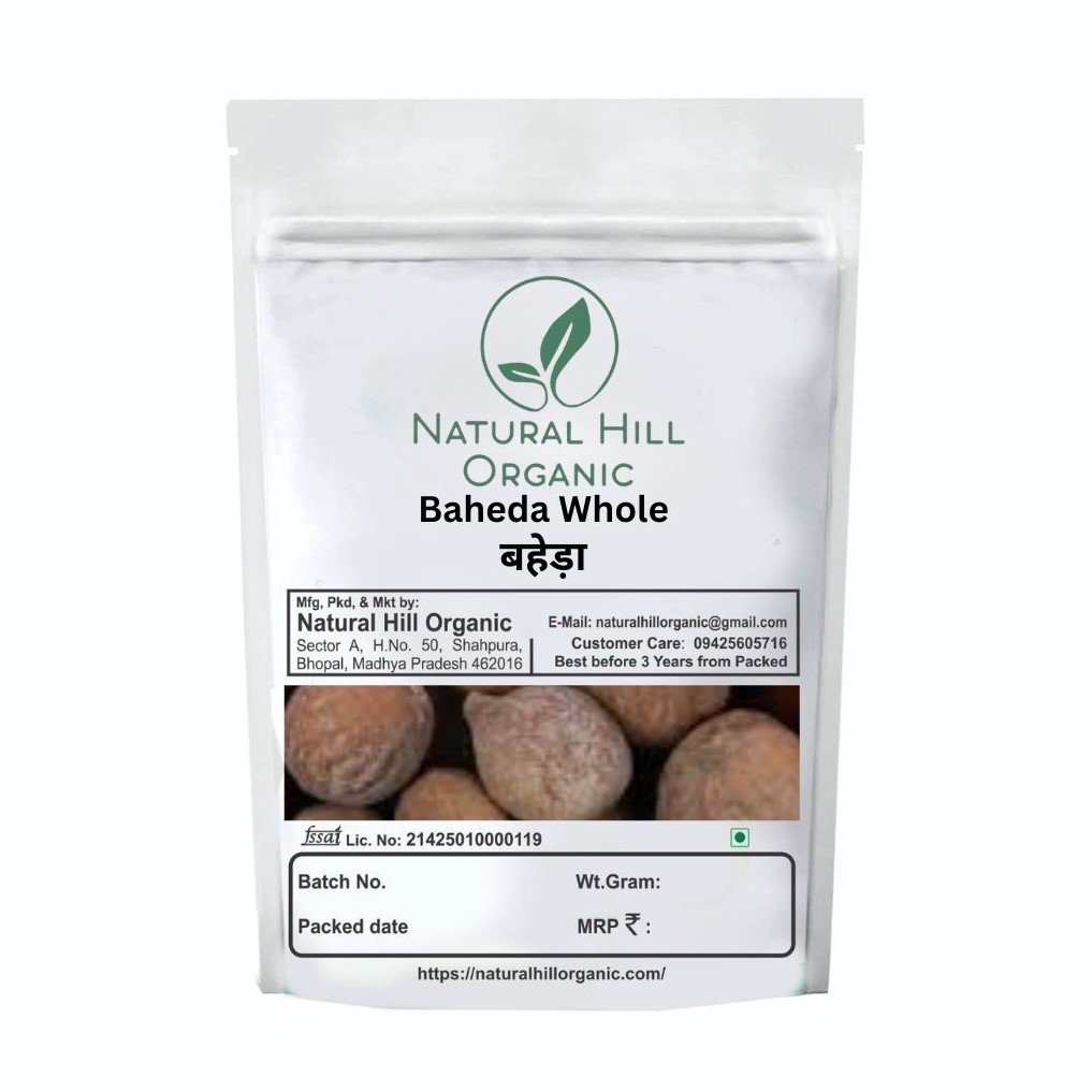 Natural Hill Organic Baheda Whole Traditionally Used-Welness