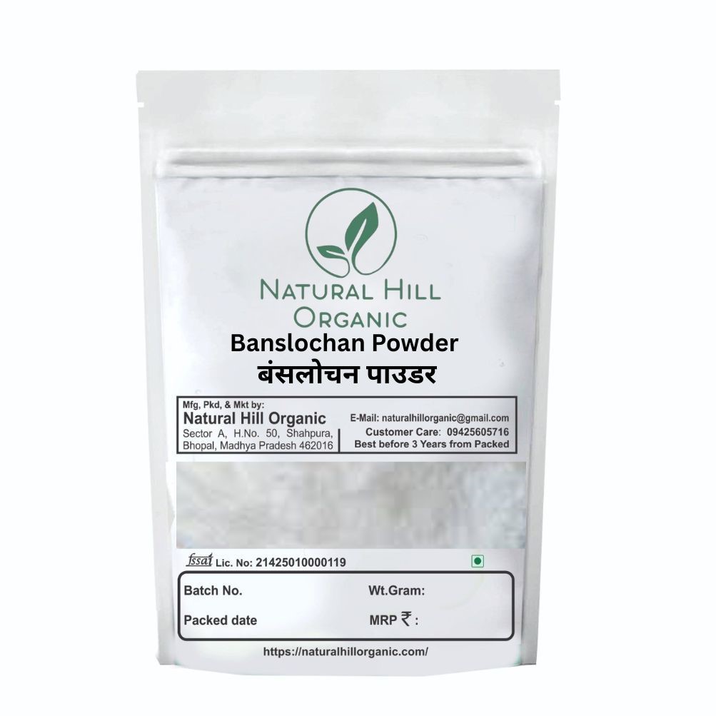 Natural Hill Organic Banslochan Powder - Bamboo Extract