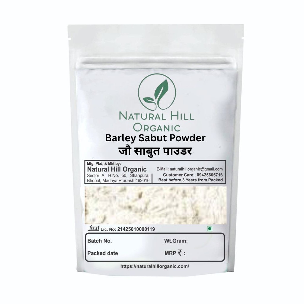 Natural Hill Organic Barley Sabut (Jau) Powder For Cooking