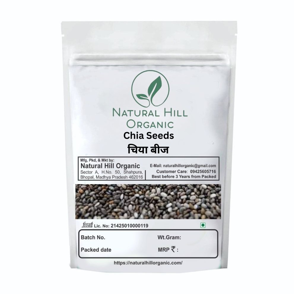 Chia Seeds –Natural Hill Organic Use Seeds for Balanced Diet