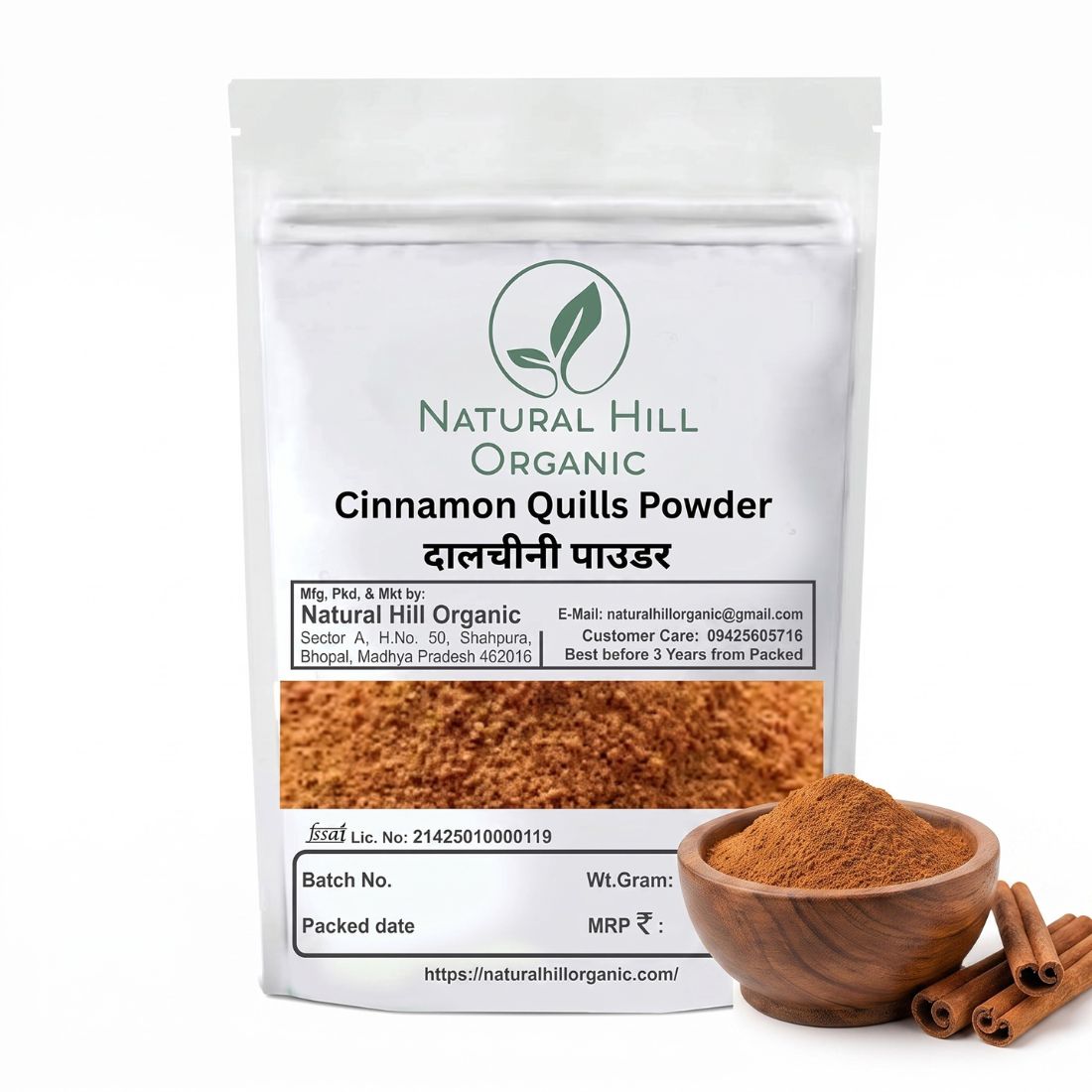Natural Hill Organic Cinnamon Quills Powder - Daily Cooking