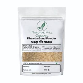Natural Hill Organic Dhawda Gond Powder Powder for Daily Use