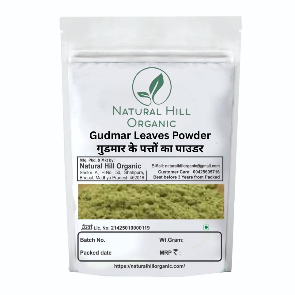 Natural Hill Organic Gudmar Leaves Powder - Easy-to-Use Herb