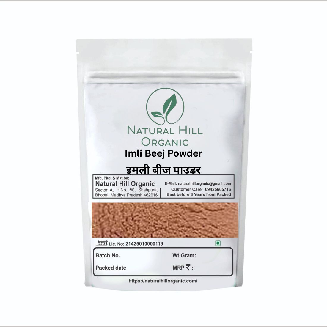Natural Hill Organic Imli Beej Powder Used - Daily Wellness