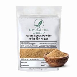 Natural Hill Organic Karanj Seeds Powder - for Herbal Use