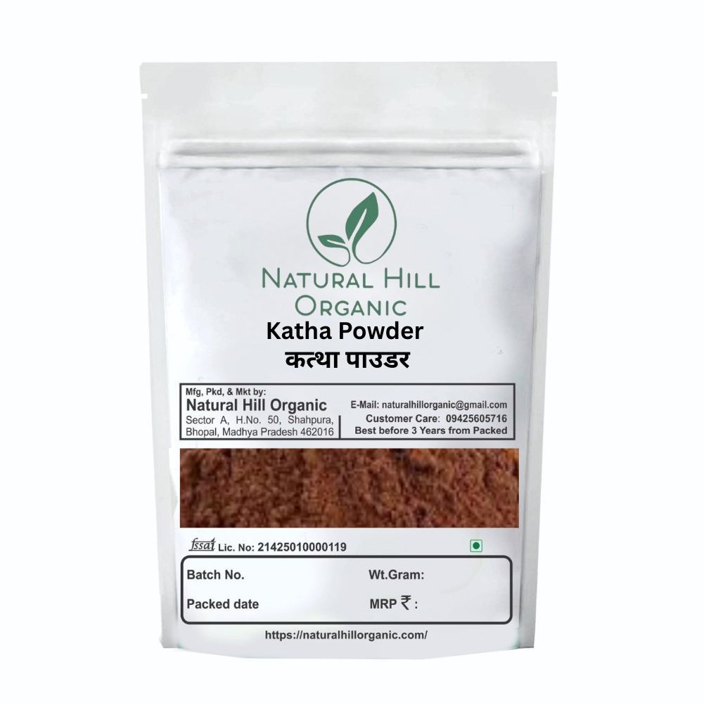 Natural Hill Organic Katha Powder – Suitable for Hair Care