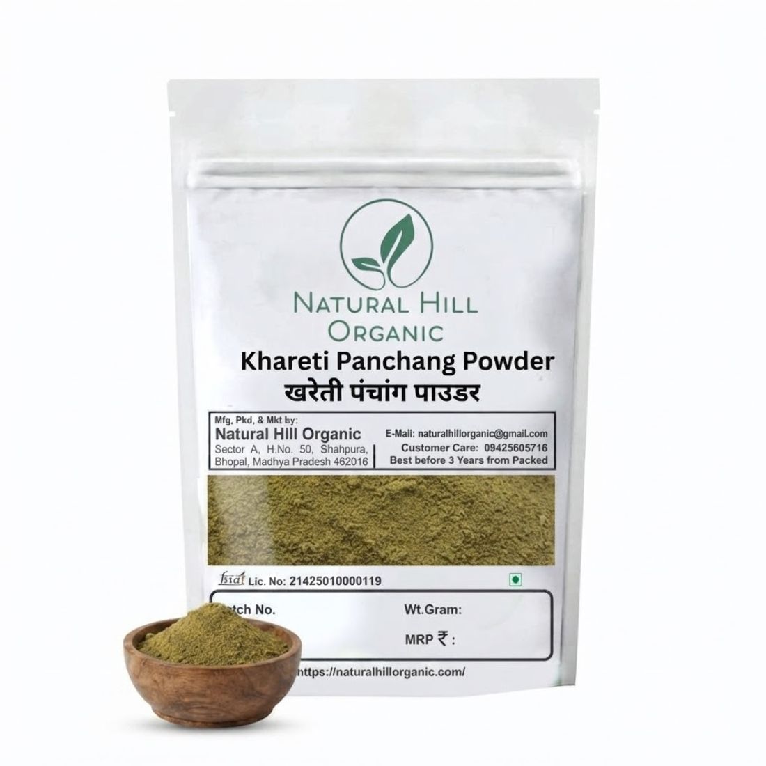 Natural Hill Organic Khareti Beej Powder -for Daily Wellness